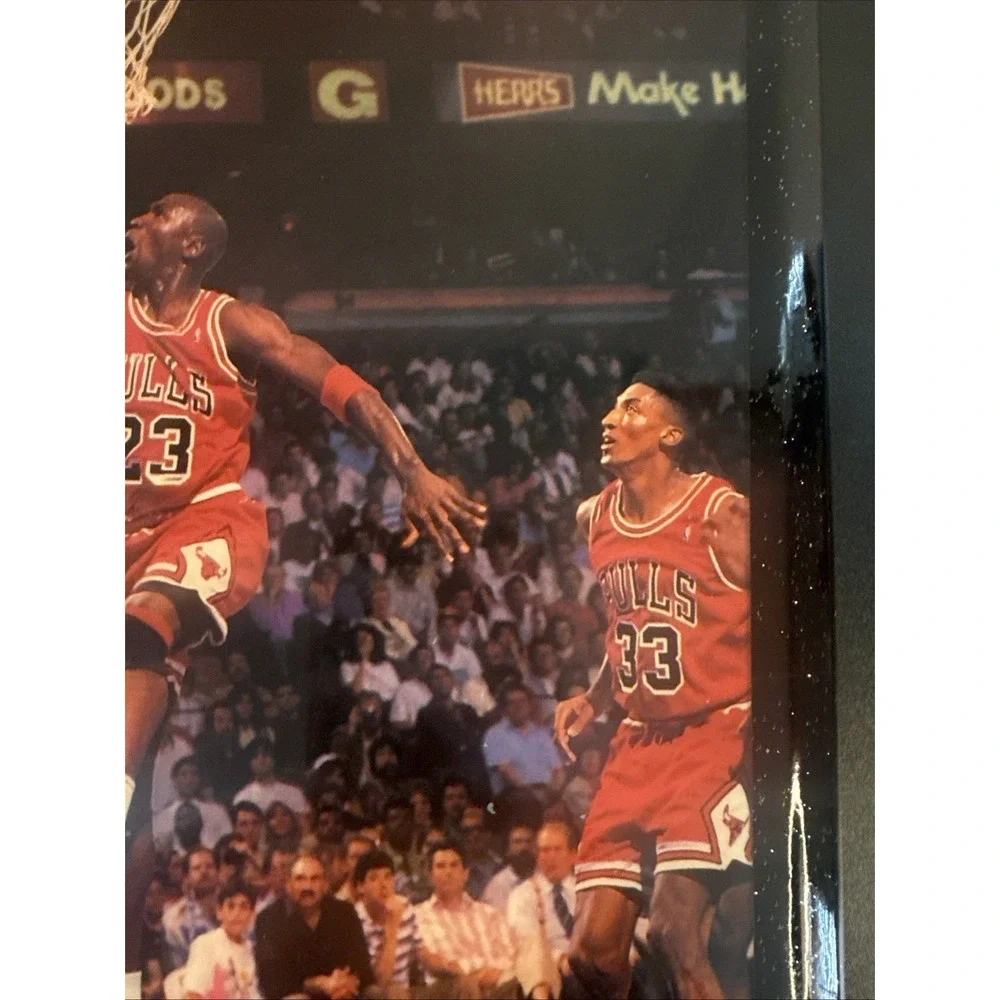 Michael Jordan Vintage Starline Laminated Oval Framecraft 1990 8.5